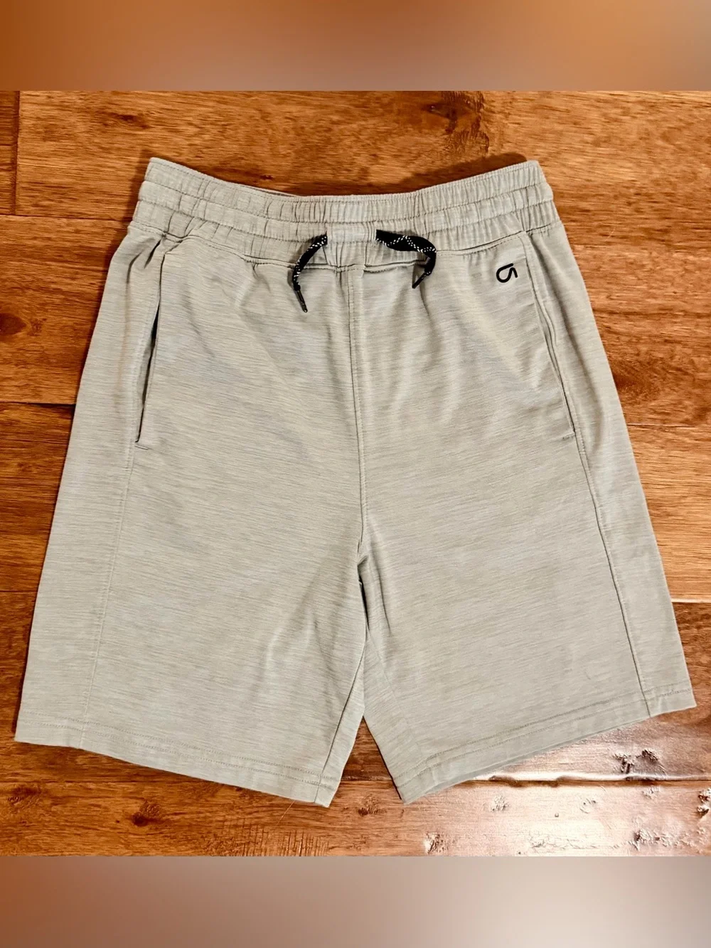 GAP Fit Boys’ Light Gray Athletic Drawstring Shorts